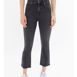 UO BDG kick flare high rise cropped black jeans 26